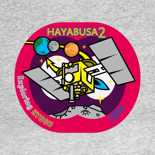 Hyabusa 2 Exploring Ryugu: The Arrival Logo by Spacestuffplus